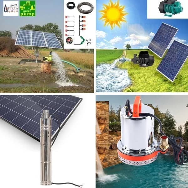 Bombas Solares, con 10 Kits de bombeos